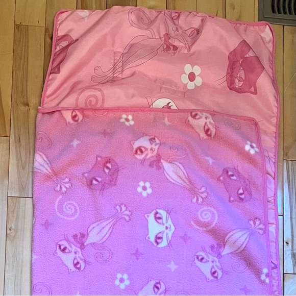 Nap Mat Blanket-Pink Cats-51”x24” - Picture 5 of 8